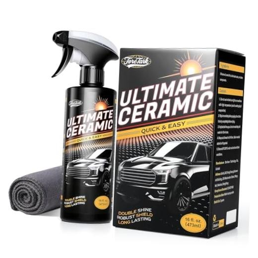 Real Ceramic Coating for Cars Polish (16 Fl Oz), Unmatched 16 Fl Oz (Pack of 1)