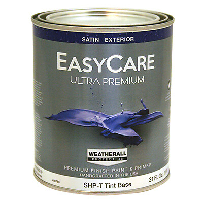 EasyCare SHPT-QT Ultra Premium WeatherAll Exterior House Paint, Tint Base Satin