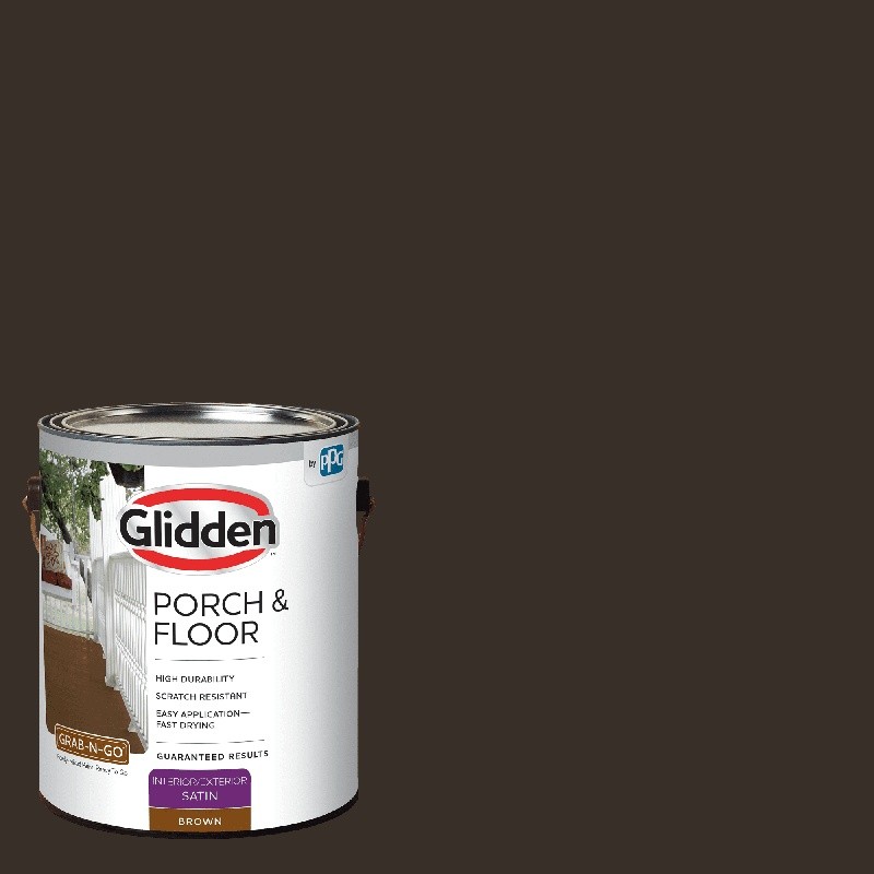 Latex Paint Porch Floor Interior Exterior Durable Satin Finish Easy Application