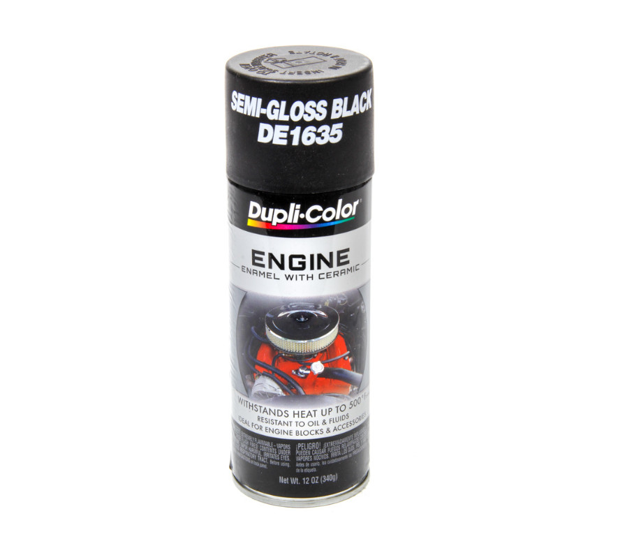 Semi Gloss Black Engine Paint 12oz