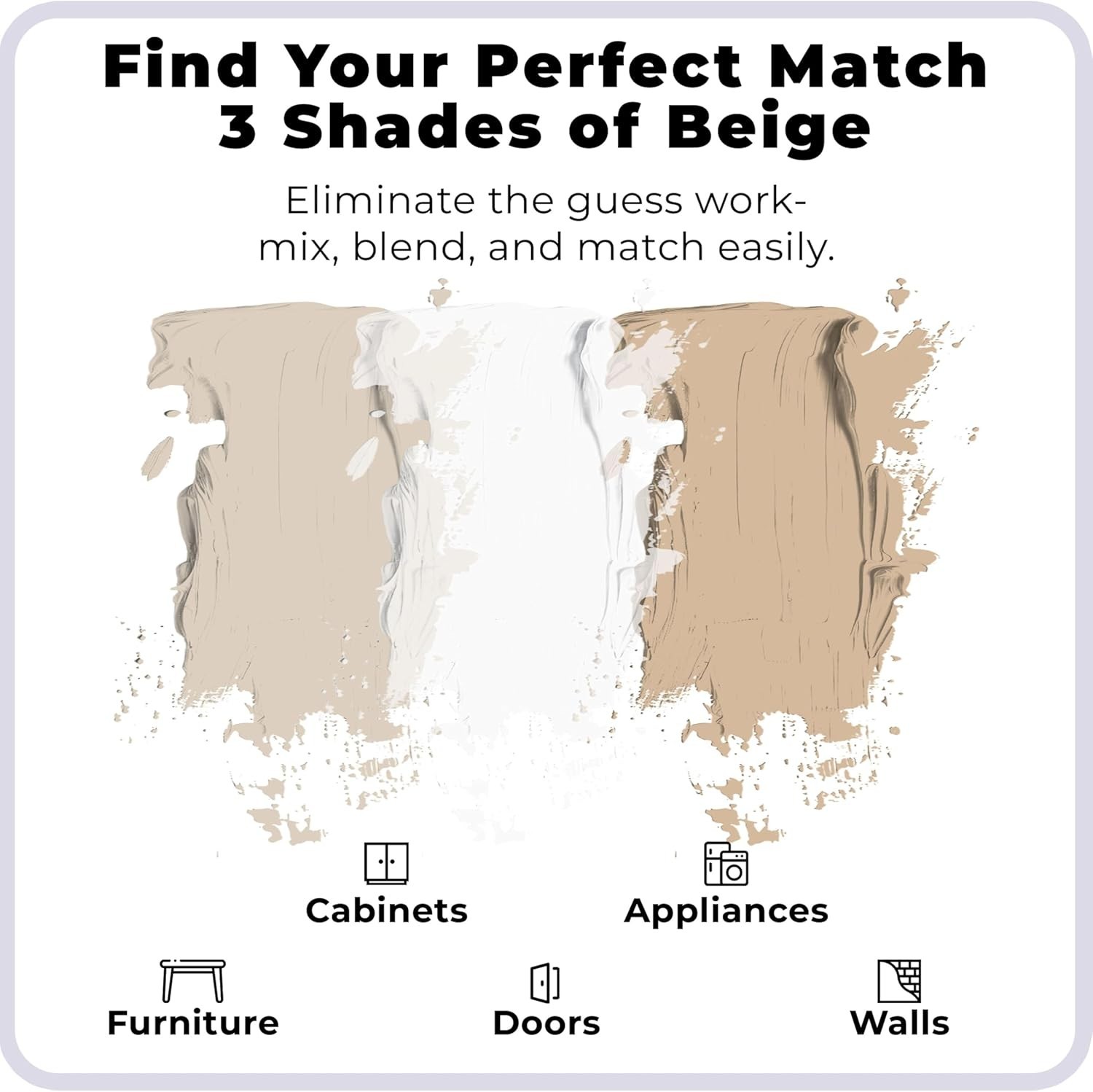 Touch-Up Paint | Matte Finish for Cabinets, Walls, Doors & Furniture | Multi-…