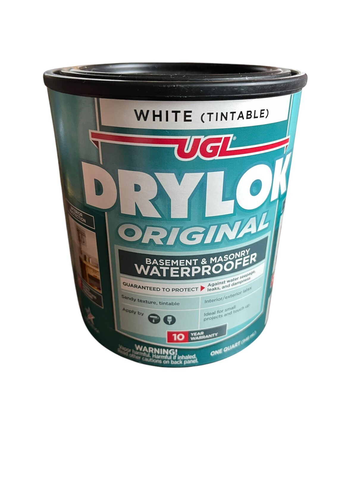 UGL Drylok White Latex Basement Masonry Waterproofer For Small Projects 1 Quart