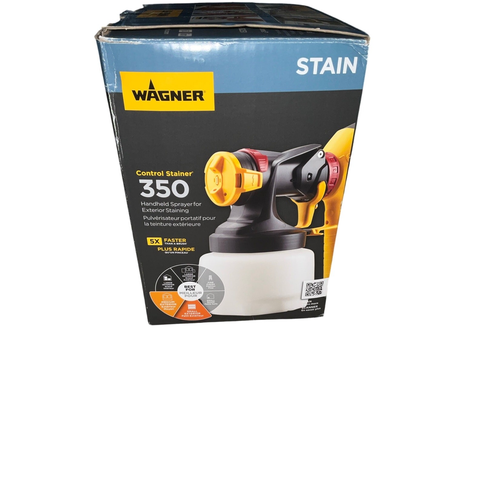 Wagner Control Stainer 350 Handheld Sprayer For Exterior Staining