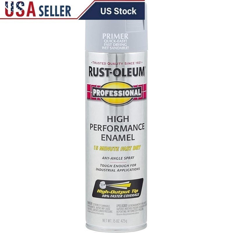 Durable Spray Primer Metal Wood Concrete Rust Protection Indoor Outdoor New
