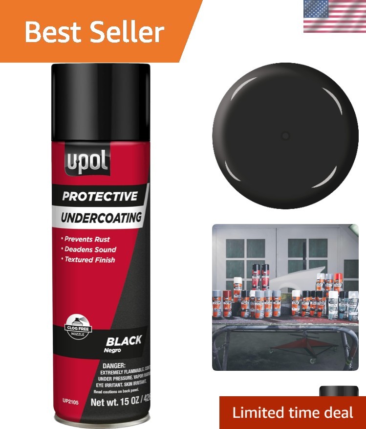 Versatile 15 oz Vehicle Protection Spray with Anti-Rust and Customizable Finish