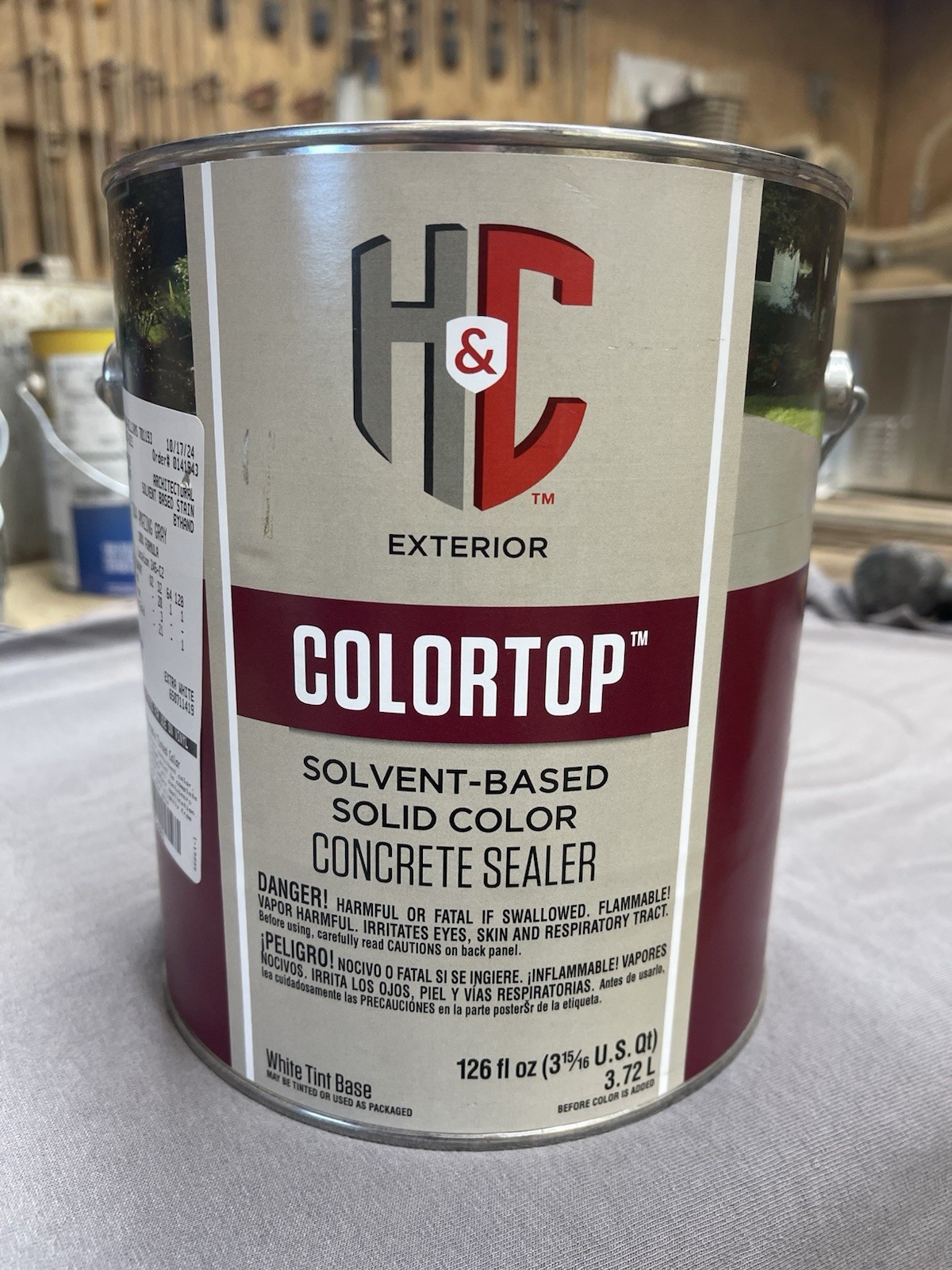 H&C Exterior ColorTop Concrete Sealer /7044 Amazing Gray/ Solvent-Based/ Gallon