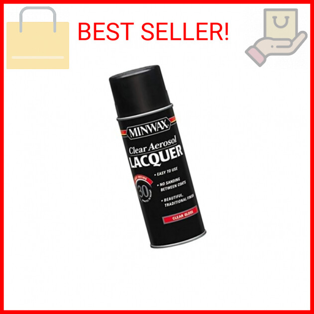 Minwax 15200 Gloss Brushing Lacquer Spray, Clear, 12.25-Ounce