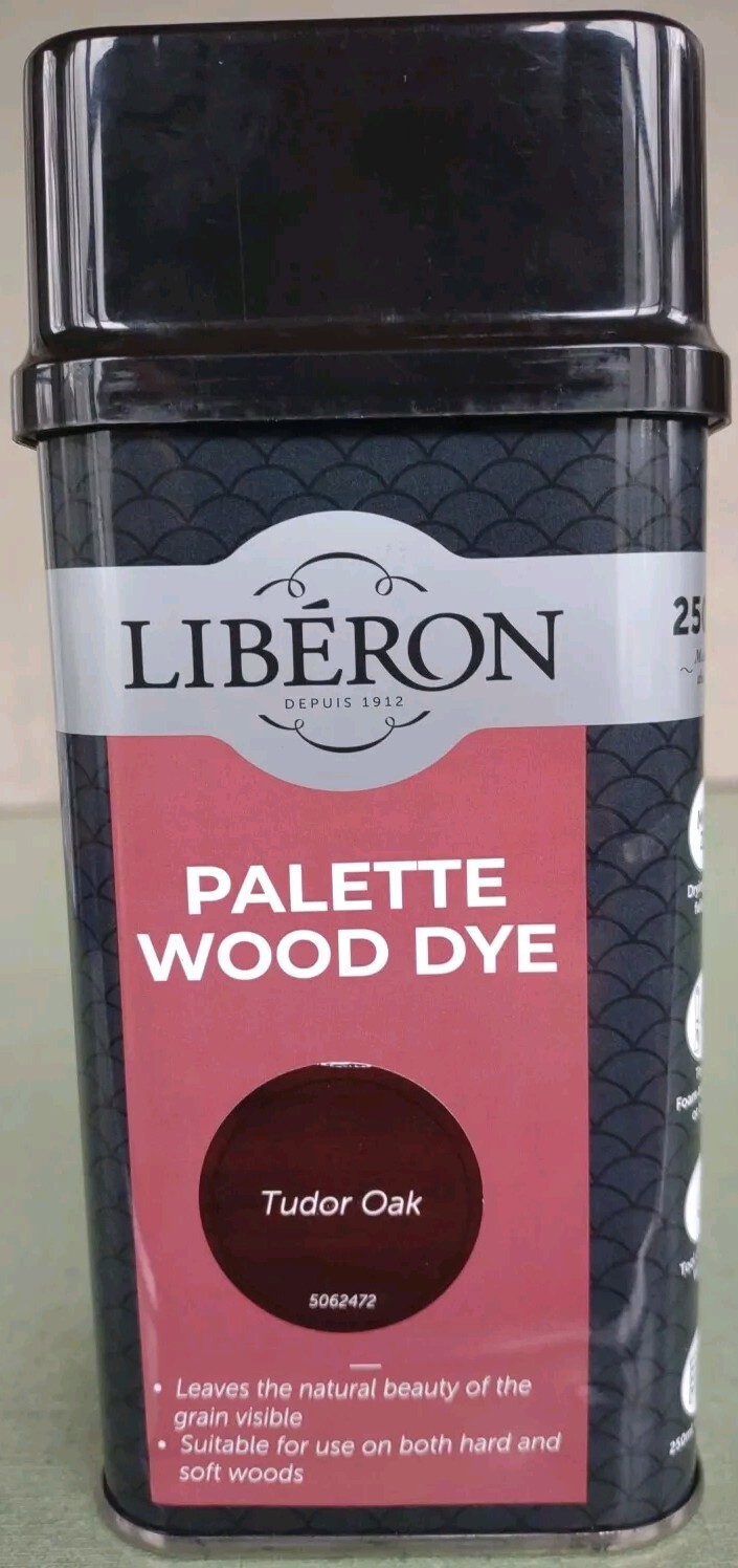 Liberon Palette Wood Dye Georgian Tudor Oak 250ml 8.45oz