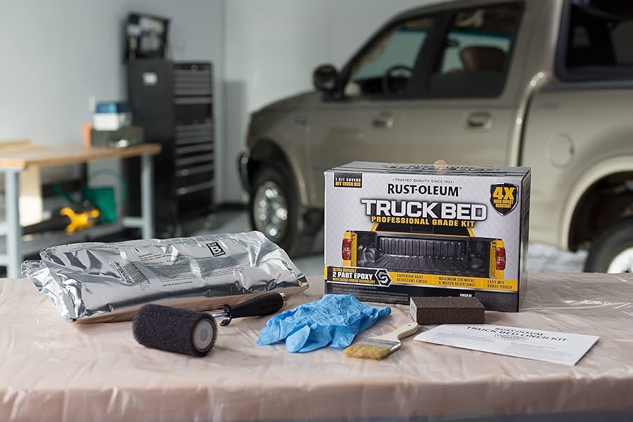 Rust-Oleum 323529 Truck Bed Coating,Black,128 Oz