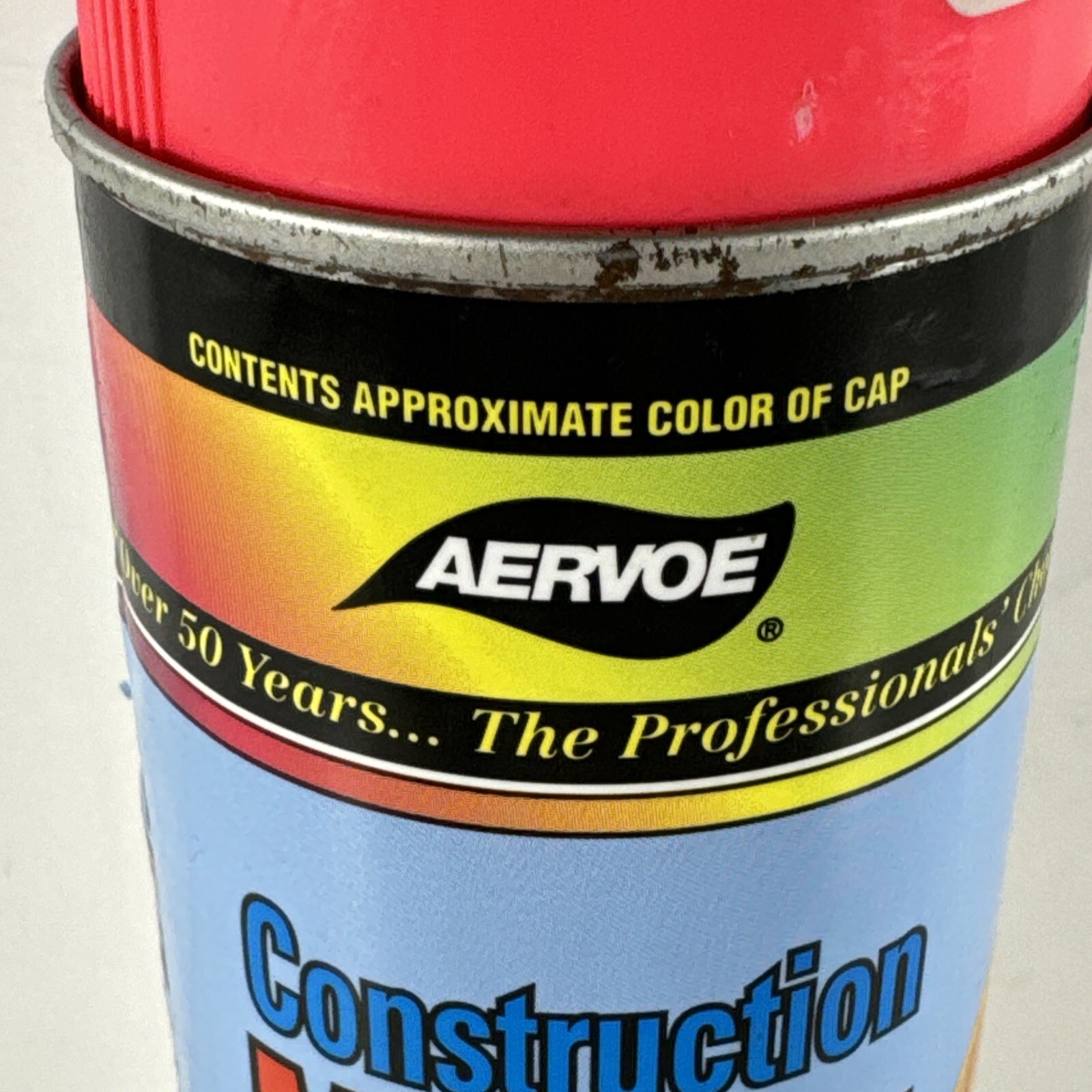 NEW OLD STOCK Aervoe #249 Construction Marking Paint Fluorescent Pink 17 oz
