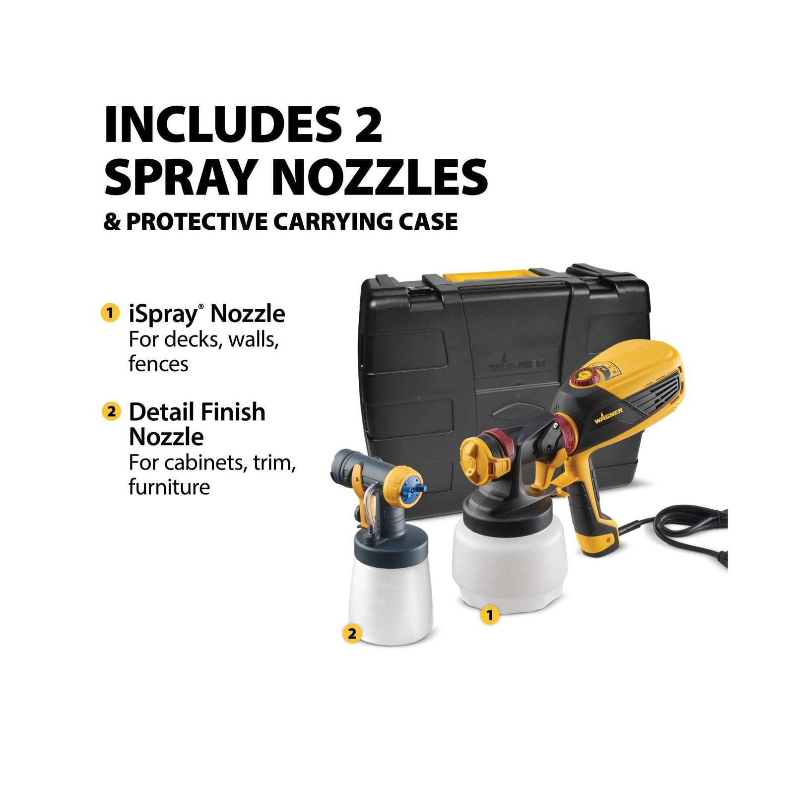Wagner Spraytech 0529010 FLEXiO 590 Handheld HVLP Paint Sprayer, Sprays Most …