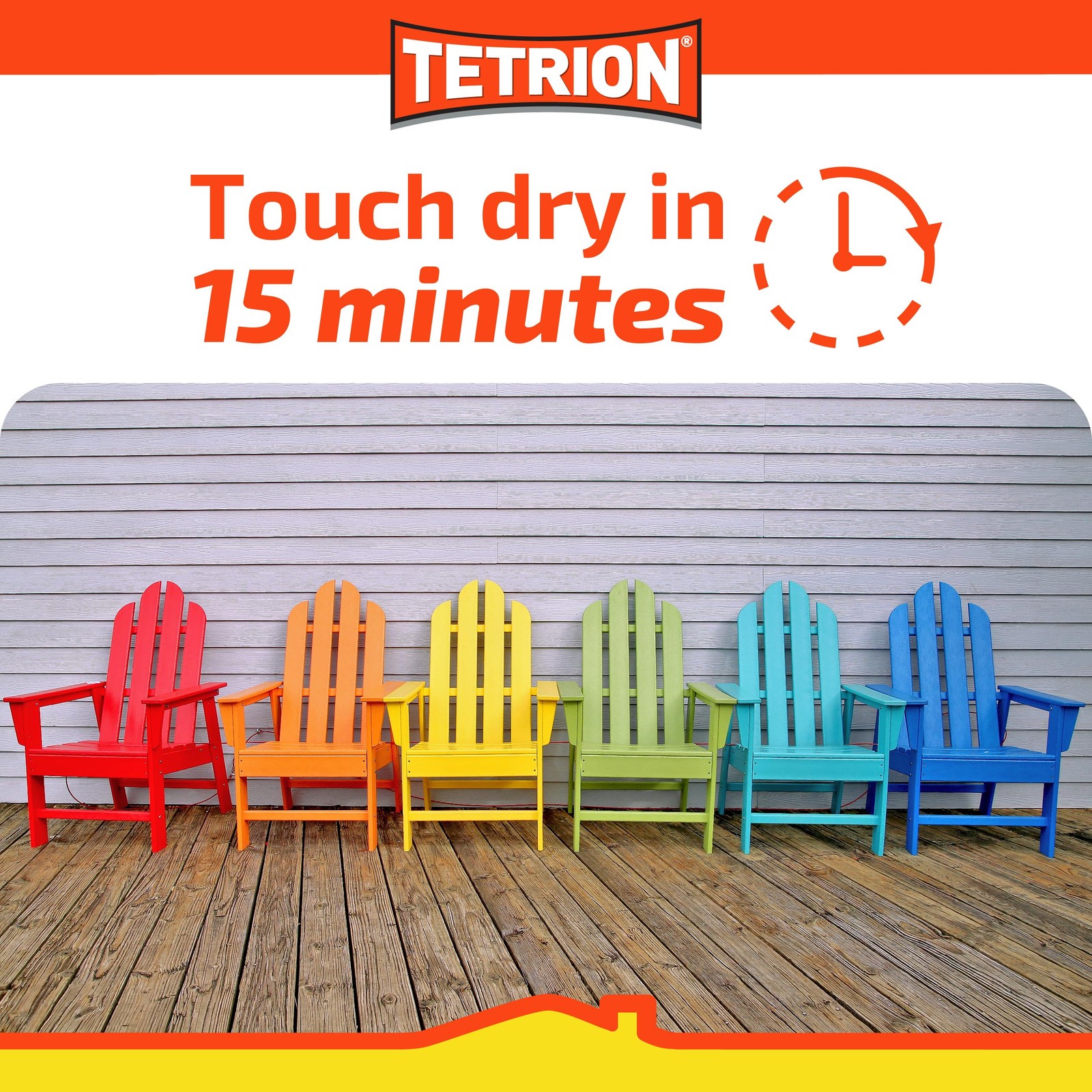 Tetrion Easy Spray Paint – Bright Red 400ml – Acrylic Spray for Wood, Metal, …