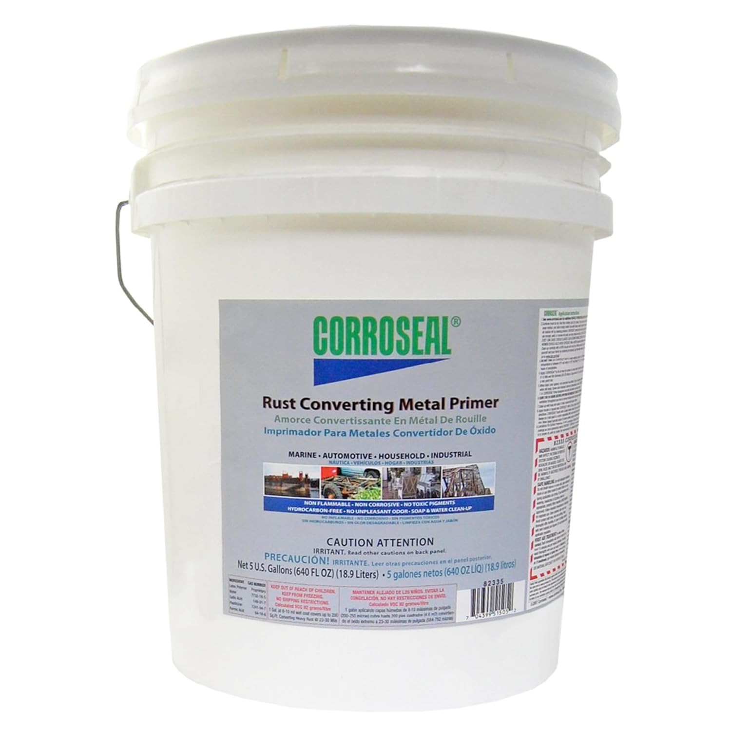 Rust Converter & Metal Primer – Stops & Prevents Corrosion on Metal Pro-Grade