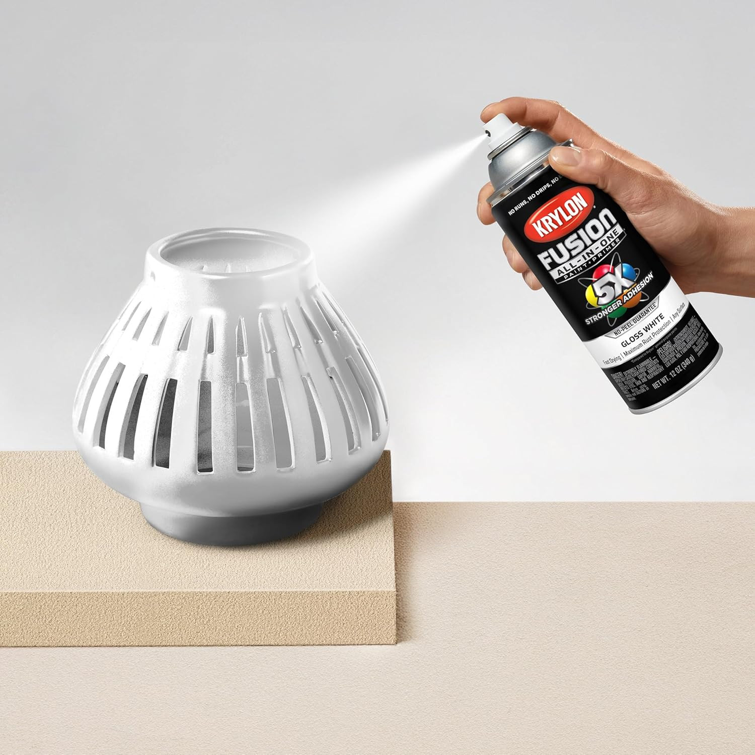 Fusion All-In-One, Gloss, White, 12 oz