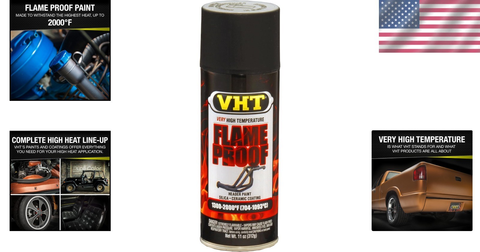Automotive High Temp Paint – Flat Black