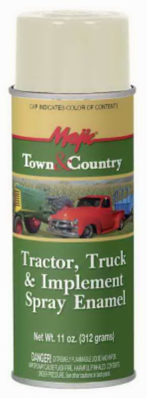 Town & Country 8-20951-8 Majic Tractor Truck & Implement White Spray Paint