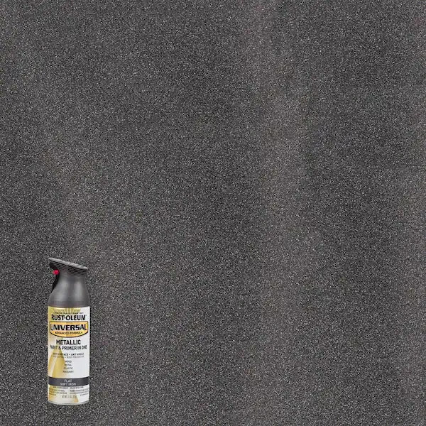 6 x Rust-Oleum ~ Metallic Flat Soft Iron Spray Paint 11 oz ea Factory Case