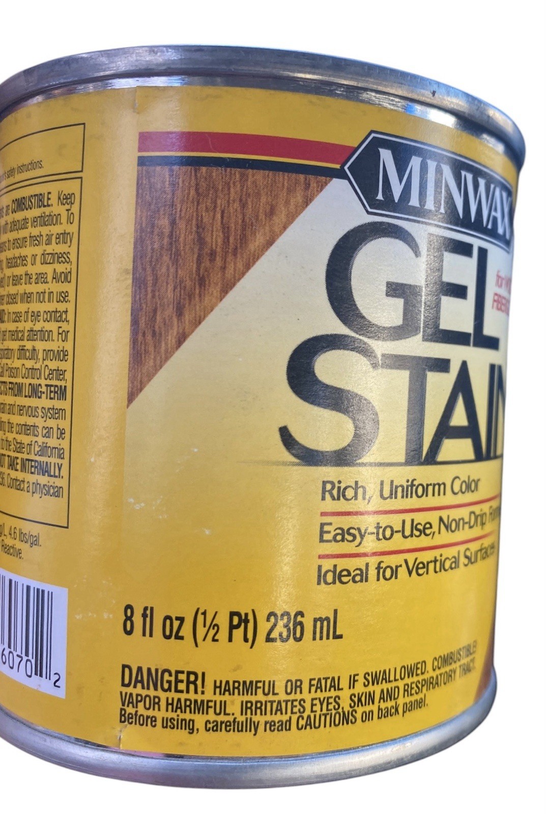 Minwax Gel Stain Cherrywood 8 fl oz 1/2 Pint Pt Interior Discontinued Weathered