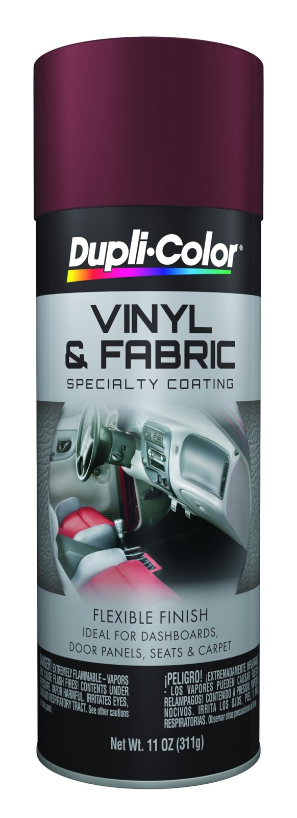 Dupli-Color HVP110 Vinyl and Fabric Coating Spray Paint Burgundy