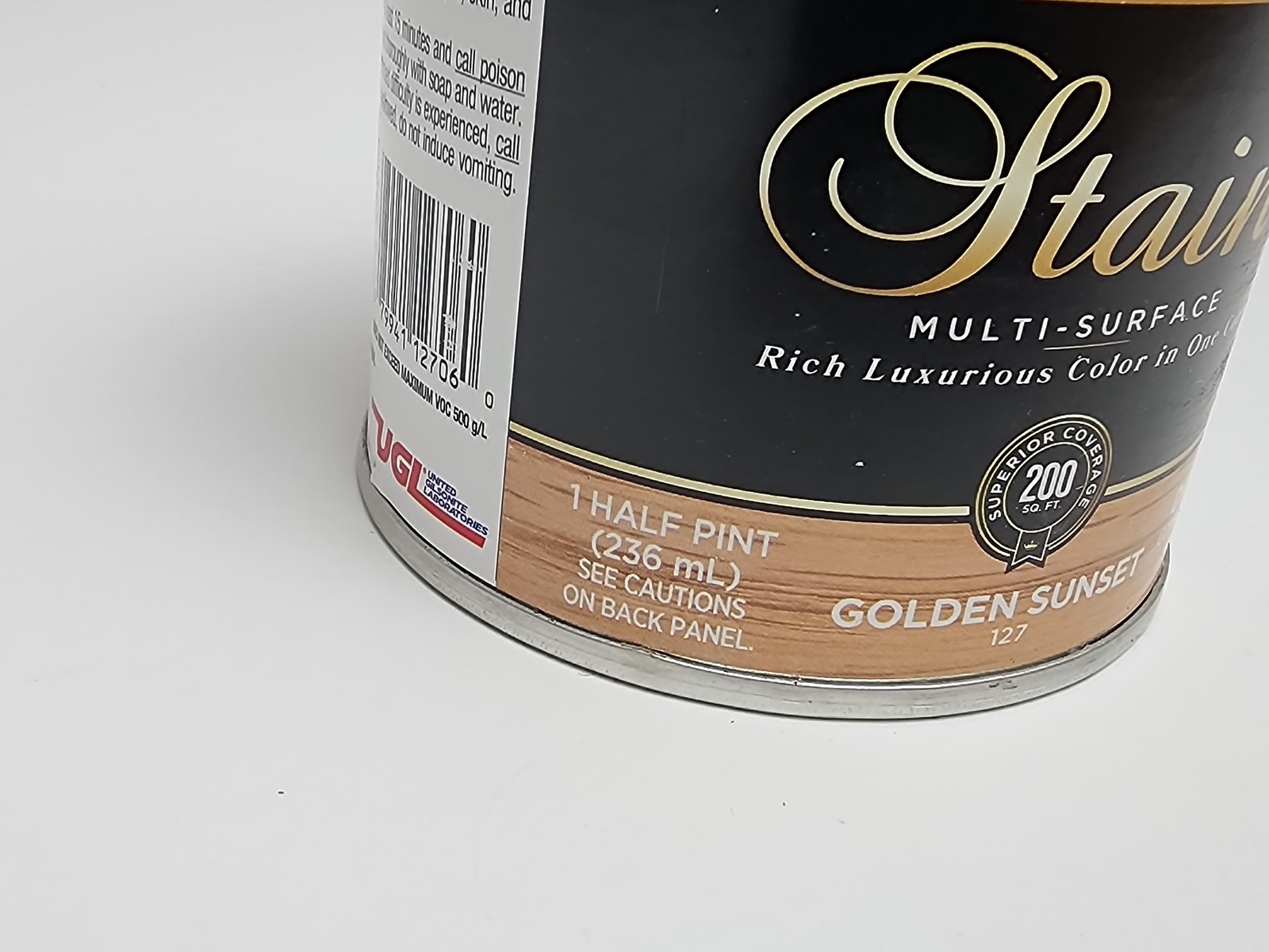 ZAR Interior Oil Base Multi-Surface Stain Golden Sunset 127 1/2 Pint (236 mL)