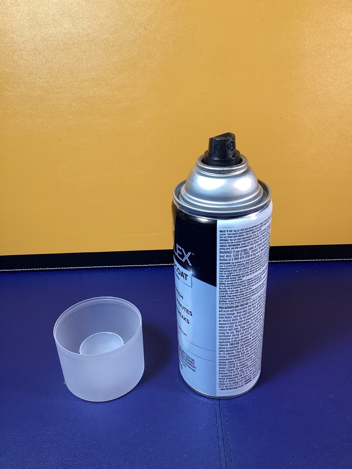 12 Oz. Matte Clear Interior/Exterior Topcoat Spray Paint Ultra Durable Finish