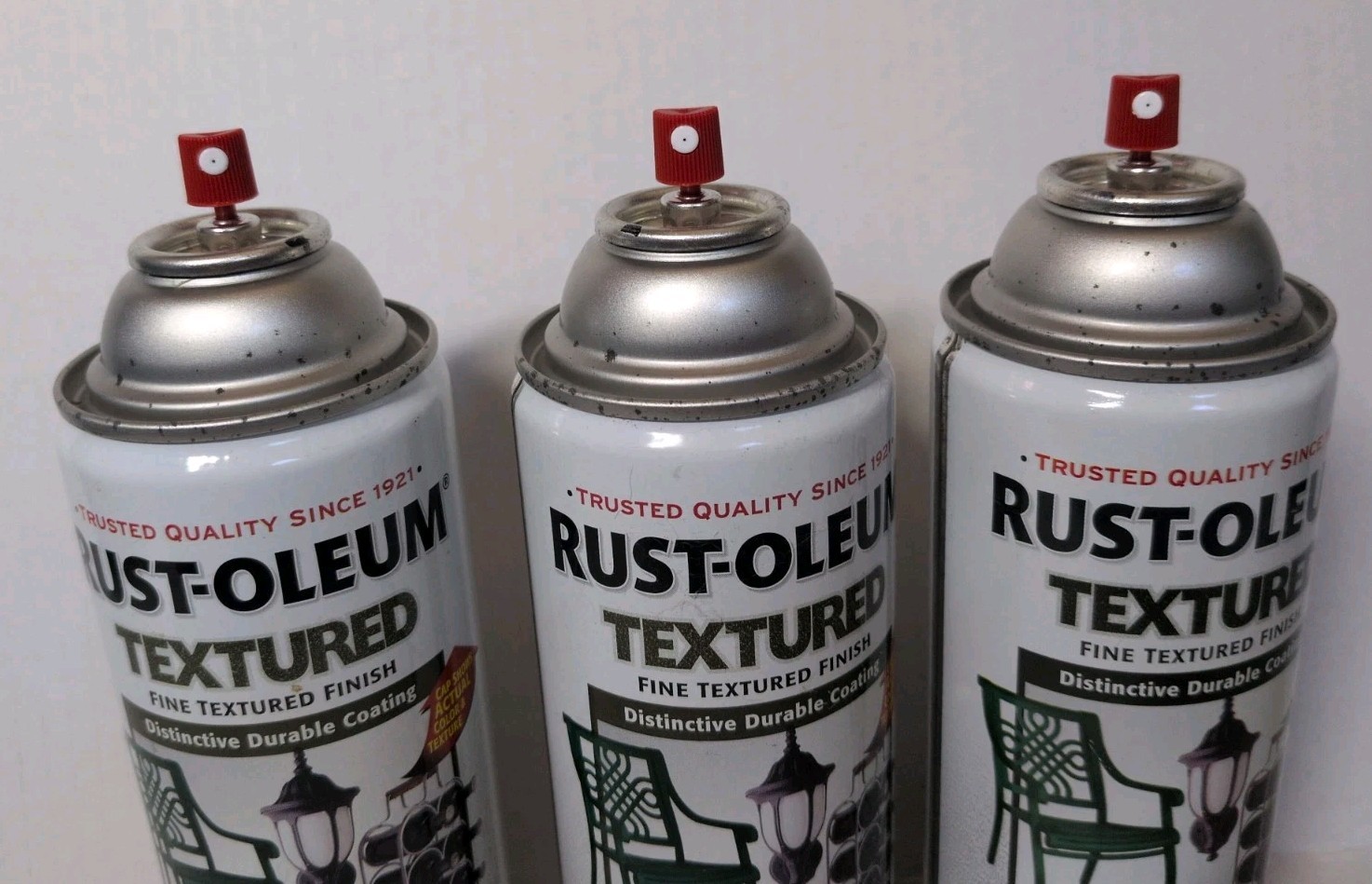 Vtg Rust-Oleum Textured Bronze Multi-Purpose Spray Paint 7226 Lot Of 3 Full Cans