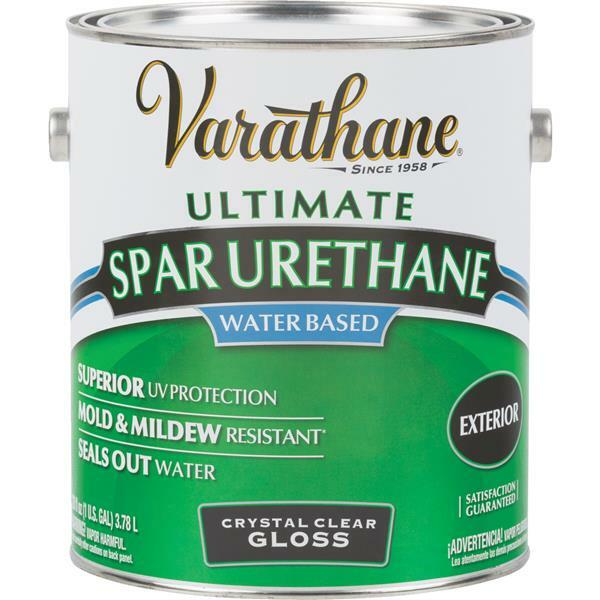 (1)-Gal Varathane Water-Based Exterior Wood Clear Spar Urethane 250031
