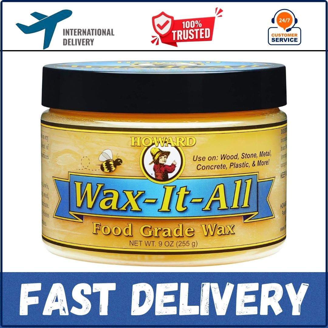 Food-Grade Beeswax Wood Polish – Cutting Board Wax, Furniture Wax & Wood 9 Fl oz