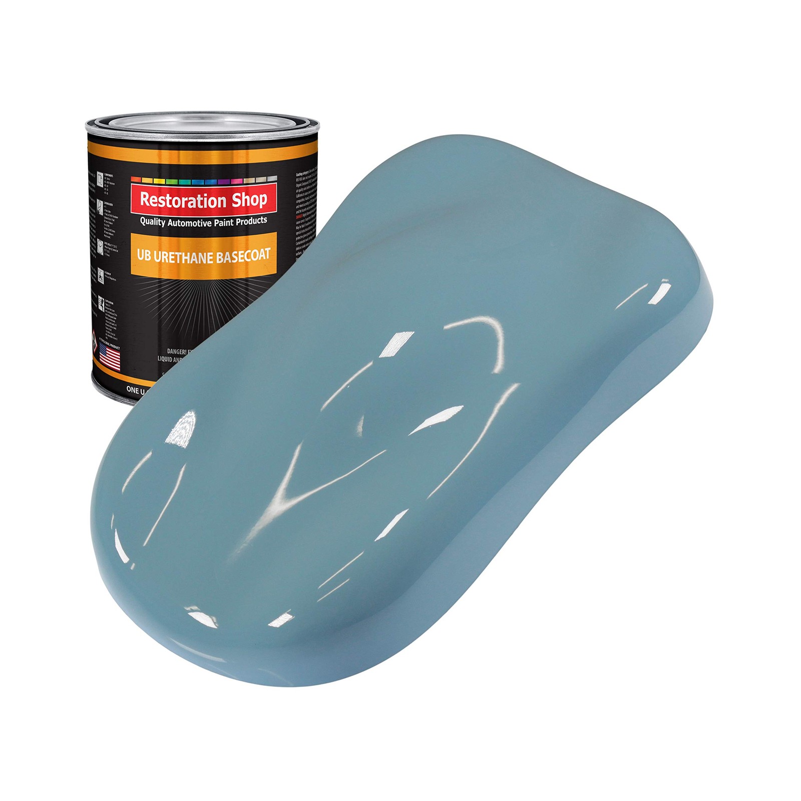 – Glacier Blue Urethane Basecoat Auto Paint – Quart Paint Color Only – Profes…