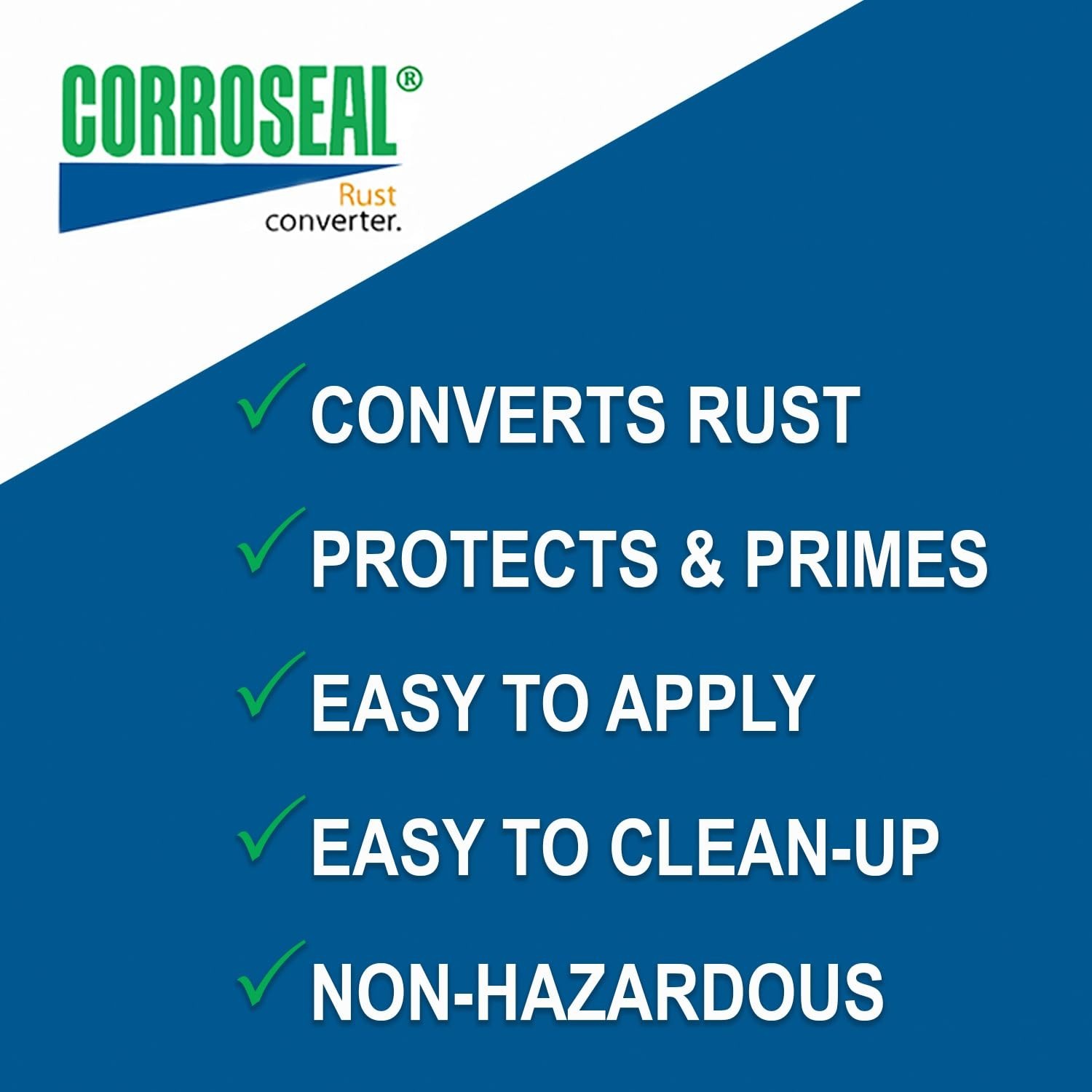 1 Quart Water-Based Rust Converter – Durable Primer for Automotive & Marine Use