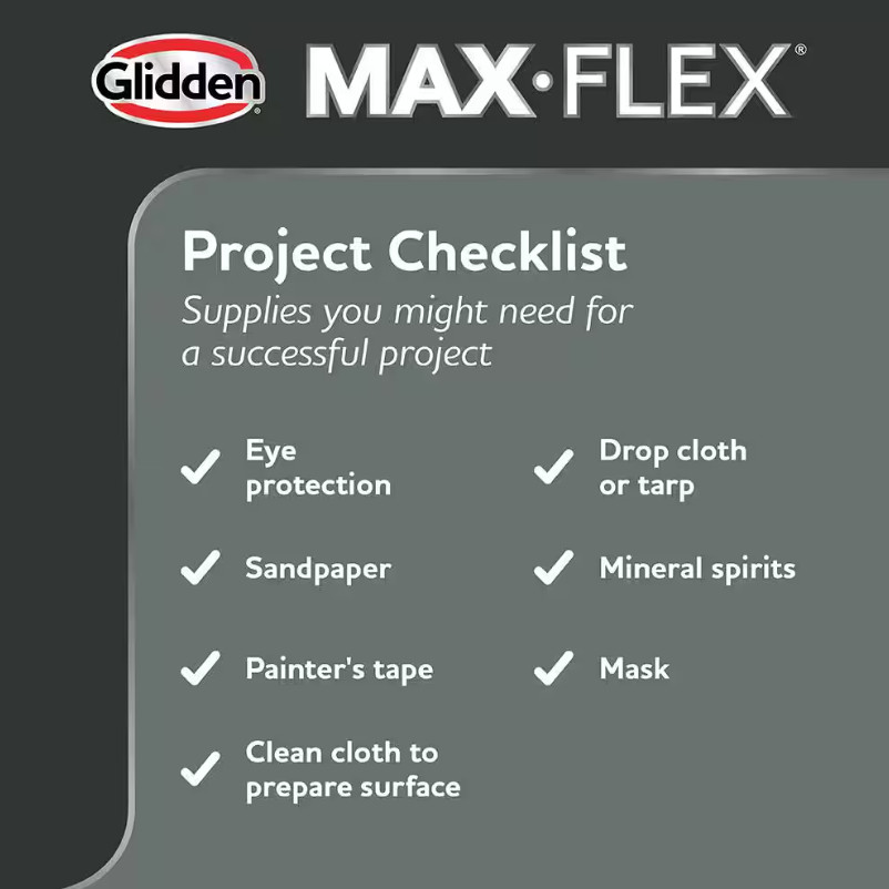 Glidden Max Flex Pale Moss Green Interior/Exterior Spray Paint – 12 oz.