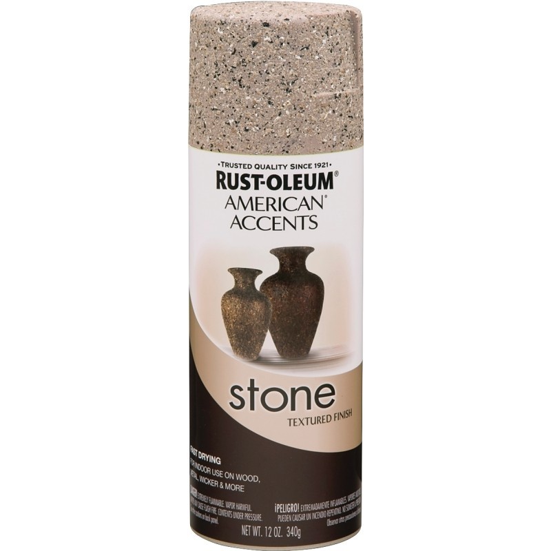 Rust-Oleum 7995830 Stone Texture Spray Paint, 10 to 12 sq-ft Coverage Area, Solv