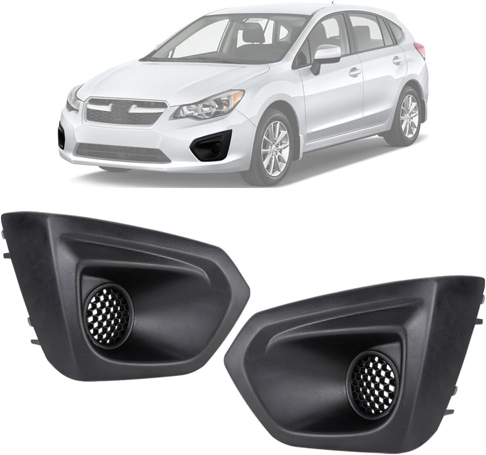COOL STAR Fog Lights Lamp Cover Compatible with Subaru Impreza 2012 2013 2014 Fo