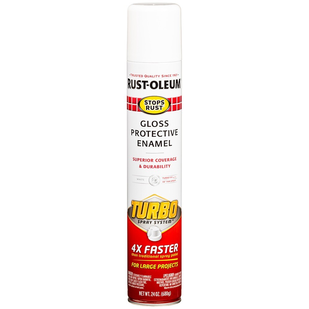 Rust-Oleum Stops Rust 24 oz Turbo Spray System – Gloss White