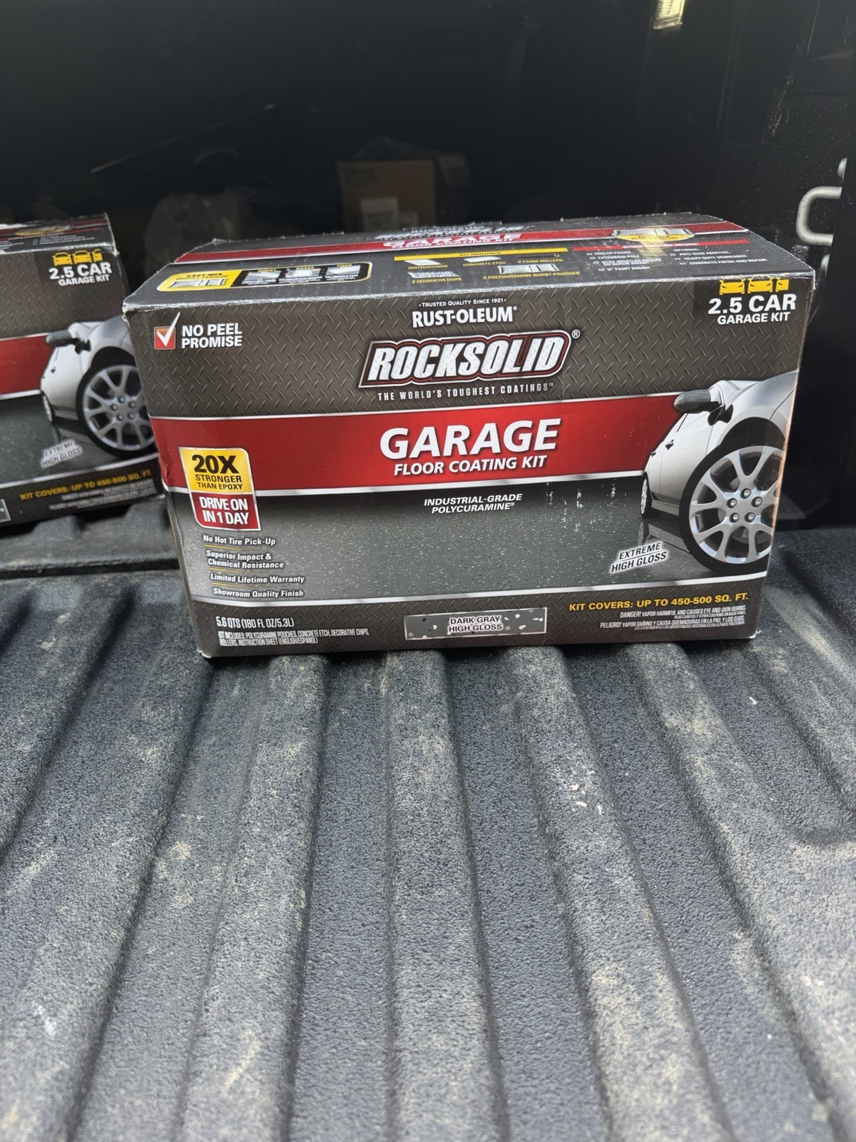 180 oz. Dark GrayPolycuramine 2.5 CarGarage Floor Kit