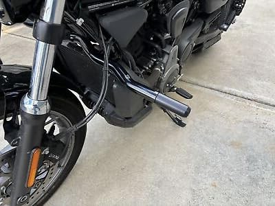 Gloss Black Flat-Out Bar for Harley ’21-Later RH1250S, ’22-Later Engine Guard