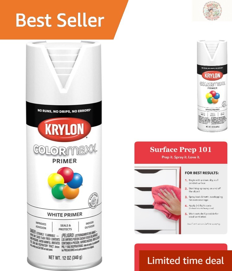 Acrylic White Primer Spray 12oz – COLORmaxx, Trusted Since 1947 for DIY Projects