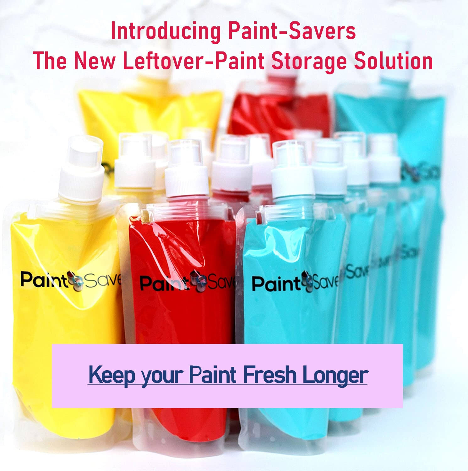 Paint-Savers Keep your Leftover Paint Fresh Longer in Storage-3-Pack Gal Size