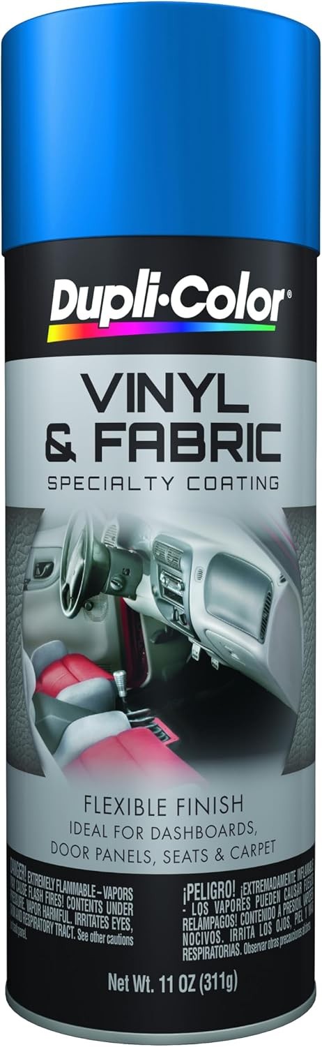 Dupli-Color HVP102 Vinyl and Fabric Coating Spray Paint – Blue – 11 oz Aerosol C