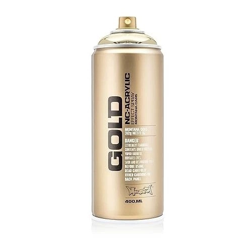 Reflective Gold Spray Paint 400ml – Hazelnut Color for Multi-Surface Application