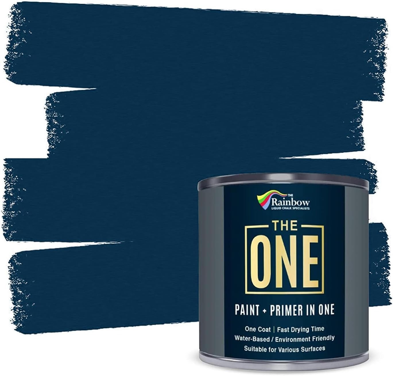 All-In-One Paint & Primer Dark Navy Matte 8.5 Fl Oz 1 Coat Formula NEW SEALED