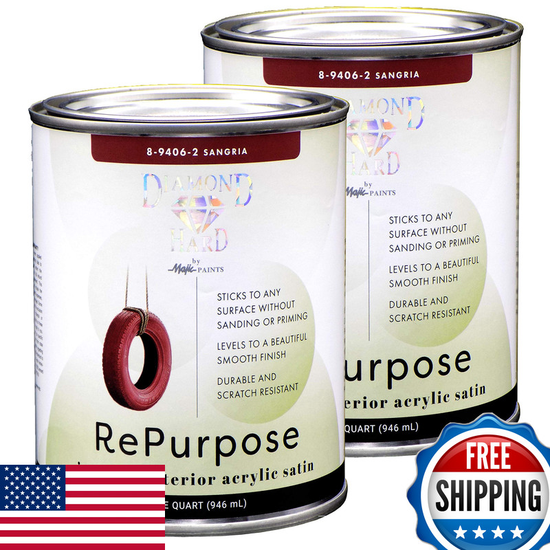 Majic Paints Interior/Exterior Satin Paint Repurpose Your Furniture Cabinets