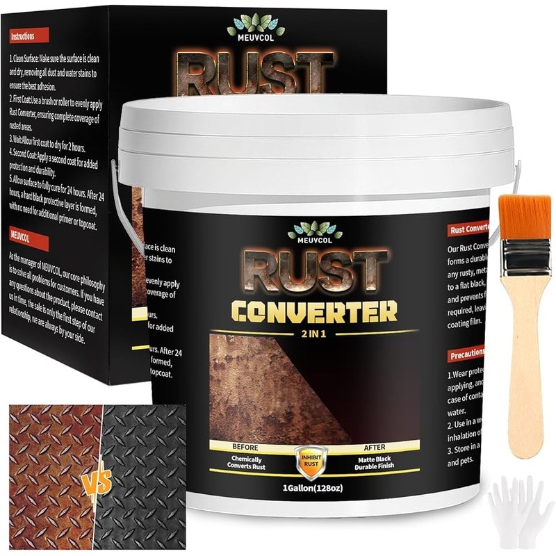 High Performance Rust Converter Gallon Anti Rust Coating Metal & Vehicles New