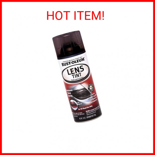 Rust-Oleum 253256 Specialty Lens Tint Spray Paint, 10 Oz Aerosol, 8-10 Sq-Ft/Can