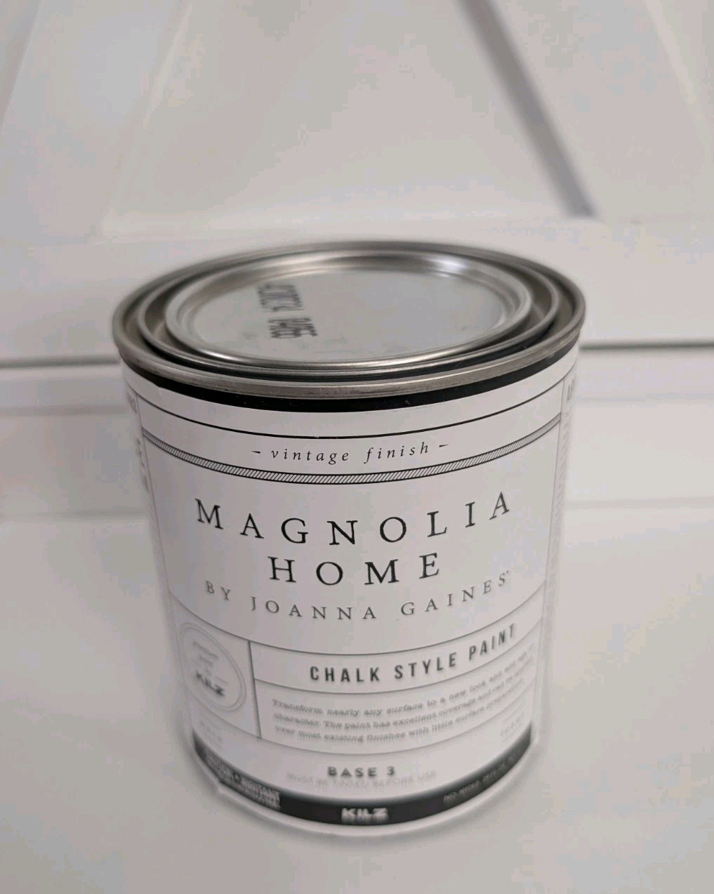 Magnolia Home By Joanna Gaines Chalk style paint 29 ounces Base 3 New BIN 8