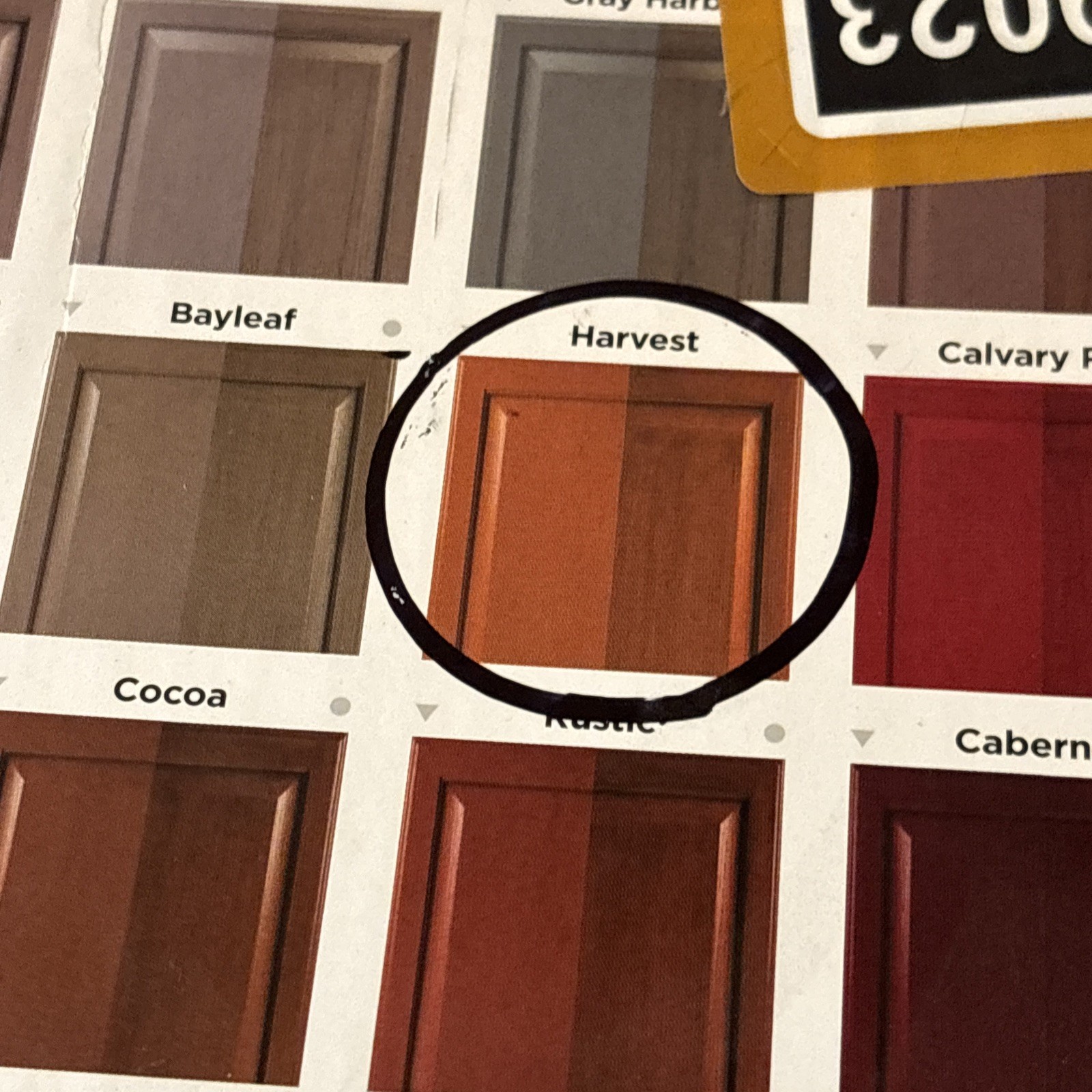 RUST-OLEUM 258240 Dark Tint Base Cabinet Paint Coating Kit Harvest Tint Rustolem