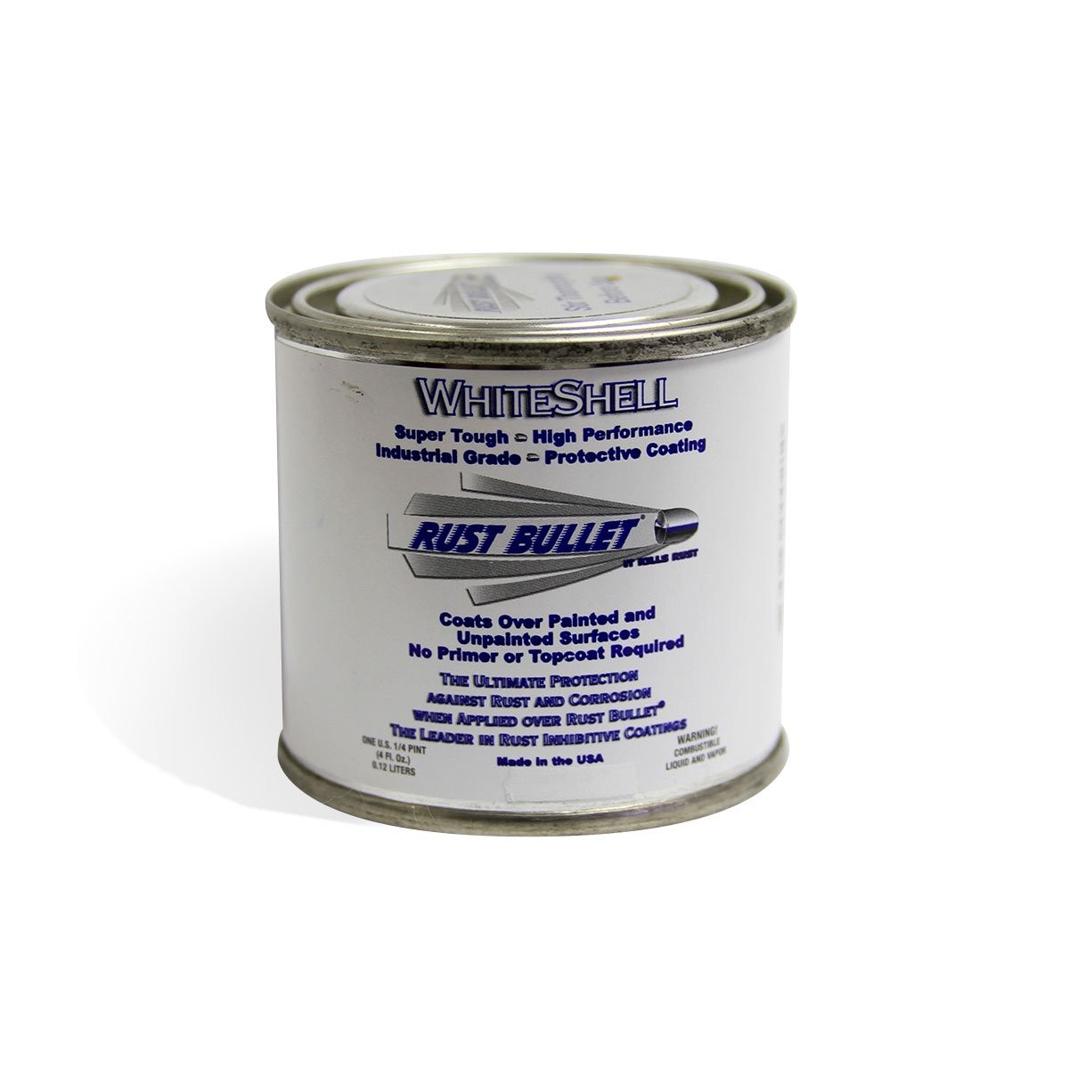 Gloss White Rust Preventive Coating – 4 Fl Oz UV Resistant Metal Protection