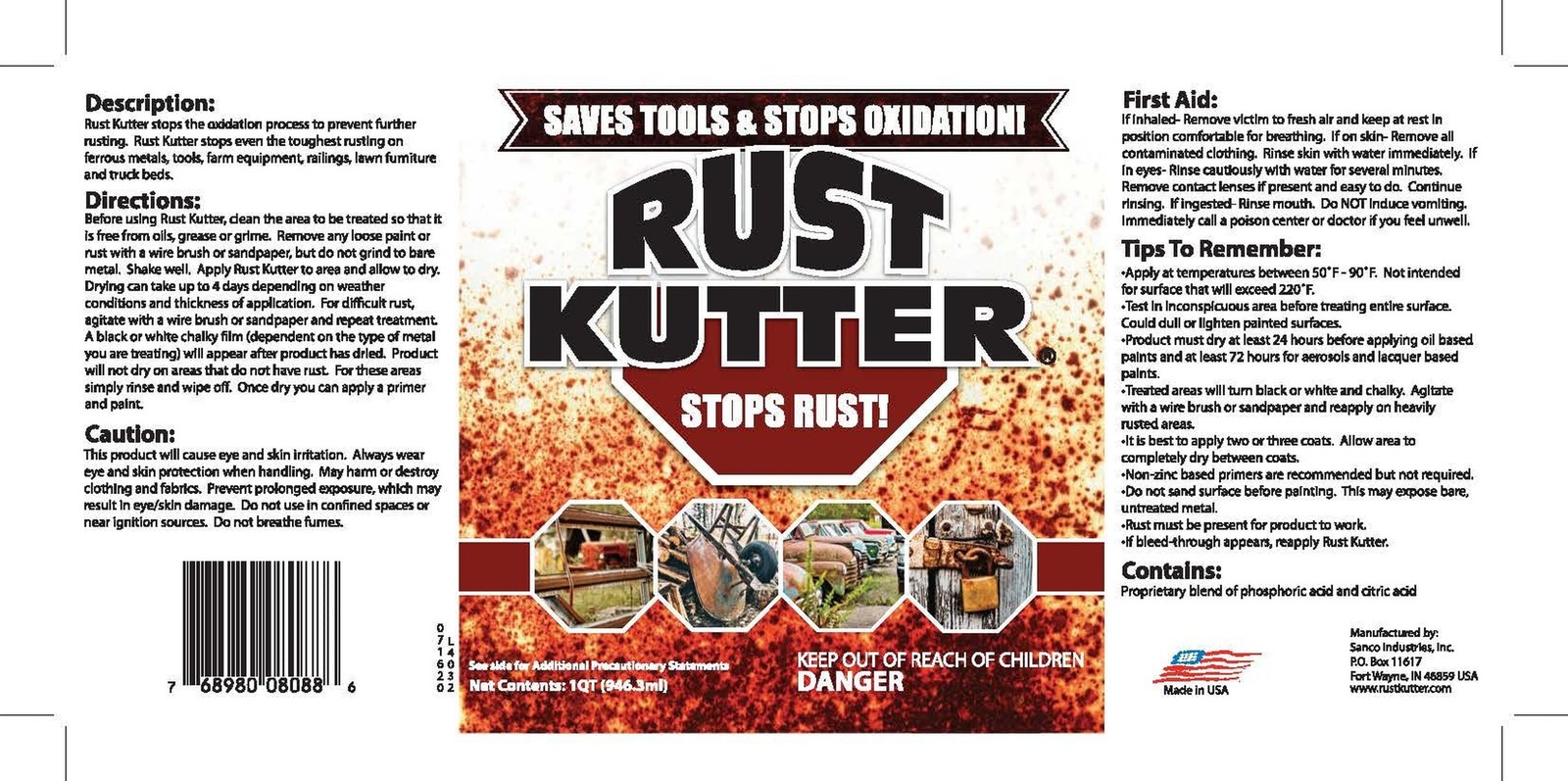Stops Rust and Converts Rust Spots to Leave A Primed Surface Ready to Paint, …