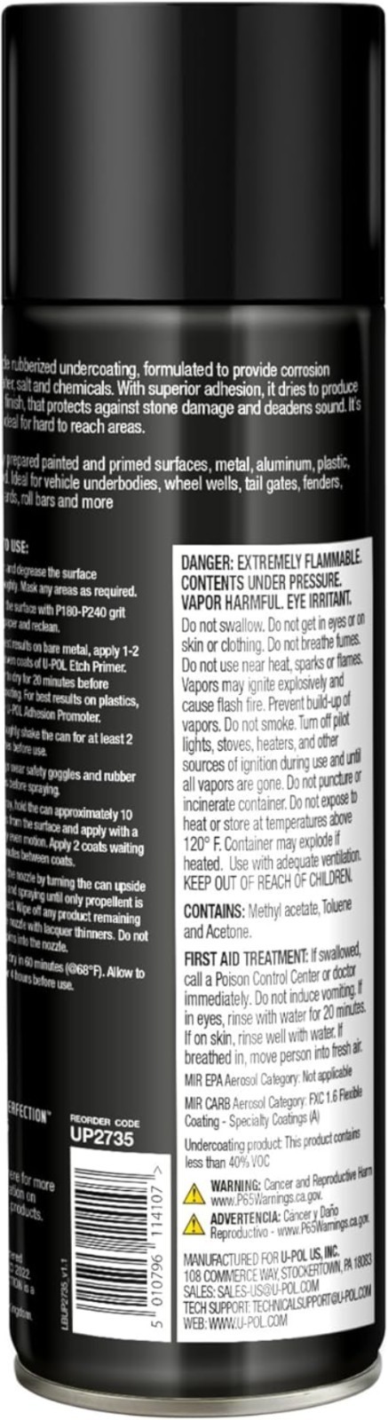 Expert Professional Rubberized Undercoating, Professional Grade Rust, Water &…
