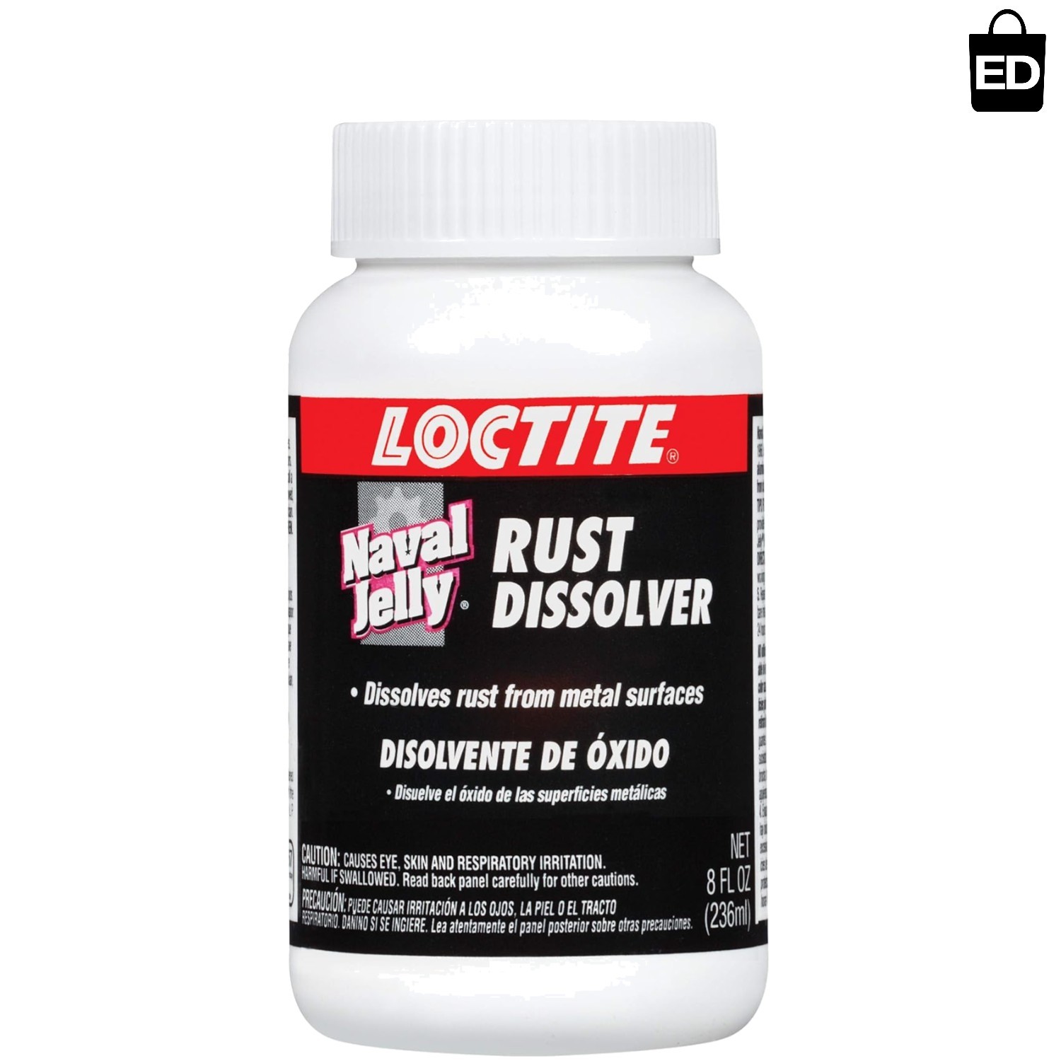Reliable Naval Jelly Rust Dissolver 8 fl oz – Restore Rusty Metal Surfaces